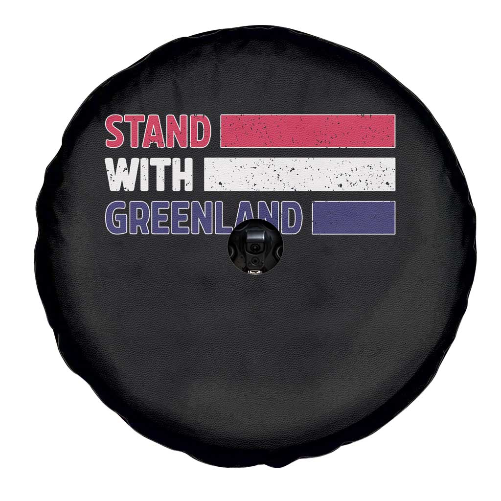 Vintage Retro Stand With Greenland Spare Tire Cover Support Greenlander Gift