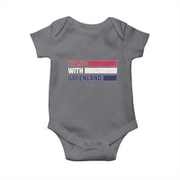 Vintage Retro Stand With Greenland Baby Onesie Support Greenlander Gift