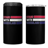Vintage Retro Stand With Greenland 4 in 1 Can Cooler Tumbler Support Greenlander Gift