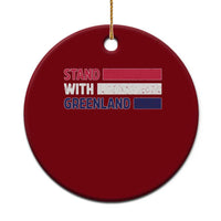 Vintage Retro Stand With Greenland Ceramic Ornament Support Greenlander Gift