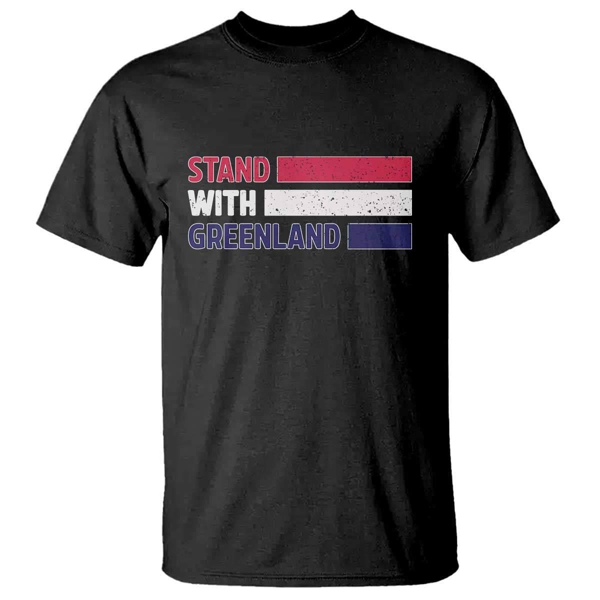 Vintage Retro Stand With Greenland T Shirt Support Greenlander Gift