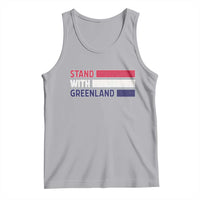 Vintage Retro Stand With Greenland Tank Top Support Greenlander Gift
