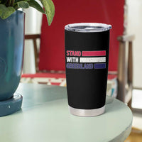 Vintage Retro Stand With Greenland Tumbler Cup Support Greenlander Gift