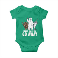 Funny Make America Go Away Baby Onesie Anti Authoritarian Political Gag Gift