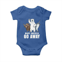 Funny Make America Go Away Baby Onesie Anti Authoritarian Political Gag Gift