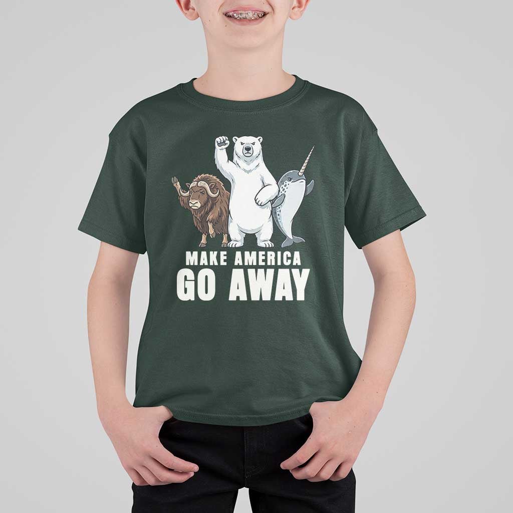Funny Make America Go Away T Shirt For Kid Anti Authoritarian Political Gag Gift