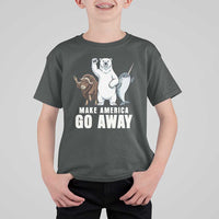 Funny Make America Go Away T Shirt For Kid Anti Authoritarian Political Gag Gift