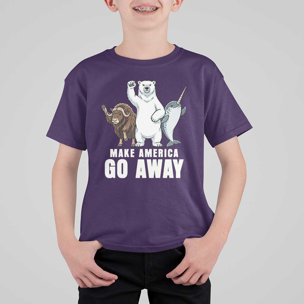 Funny Make America Go Away T Shirt For Kid Anti Authoritarian Political Gag Gift