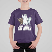Funny Make America Go Away T Shirt For Kid Anti Authoritarian Political Gag Gift