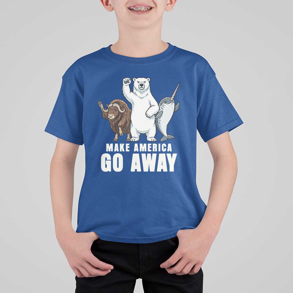 Funny Make America Go Away T Shirt For Kid Anti Authoritarian Political Gag Gift