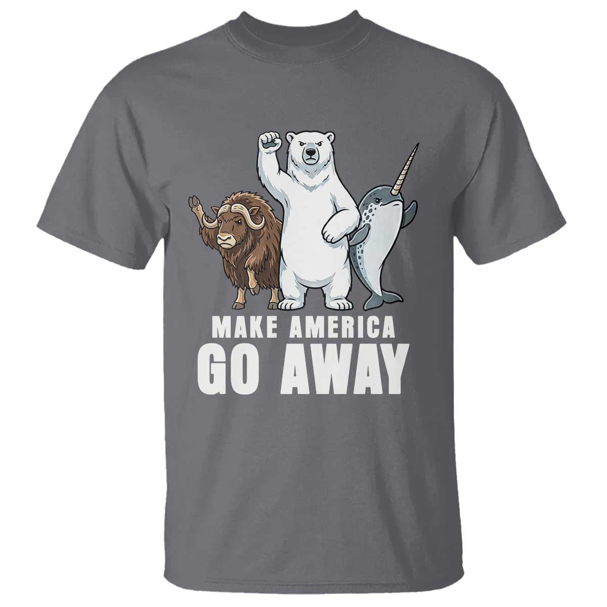 Funny Make America Go Away T Shirt Anti Authoritarian Political Gag Gift