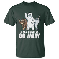 Funny Make America Go Away T Shirt Anti Authoritarian Political Gag Gift