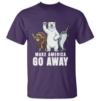 Funny Make America Go Away T Shirt Anti Authoritarian Political Gag Gift