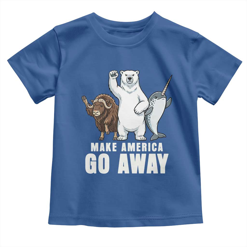 Funny Make America Go Away Toddler T Shirt Anti Authoritarian Political Gag Gift