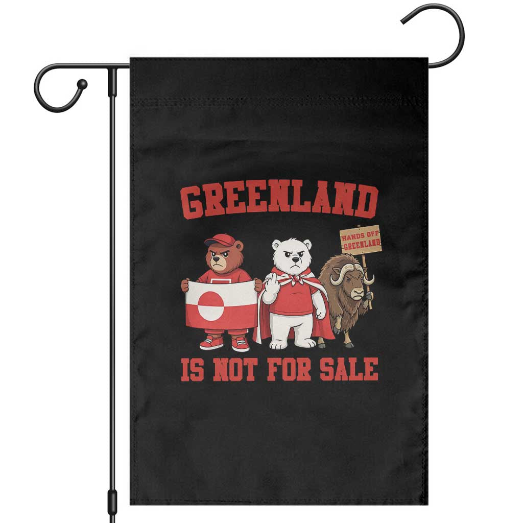 Greenland Is Not For Sale Garden Flag Greenland Lover Support