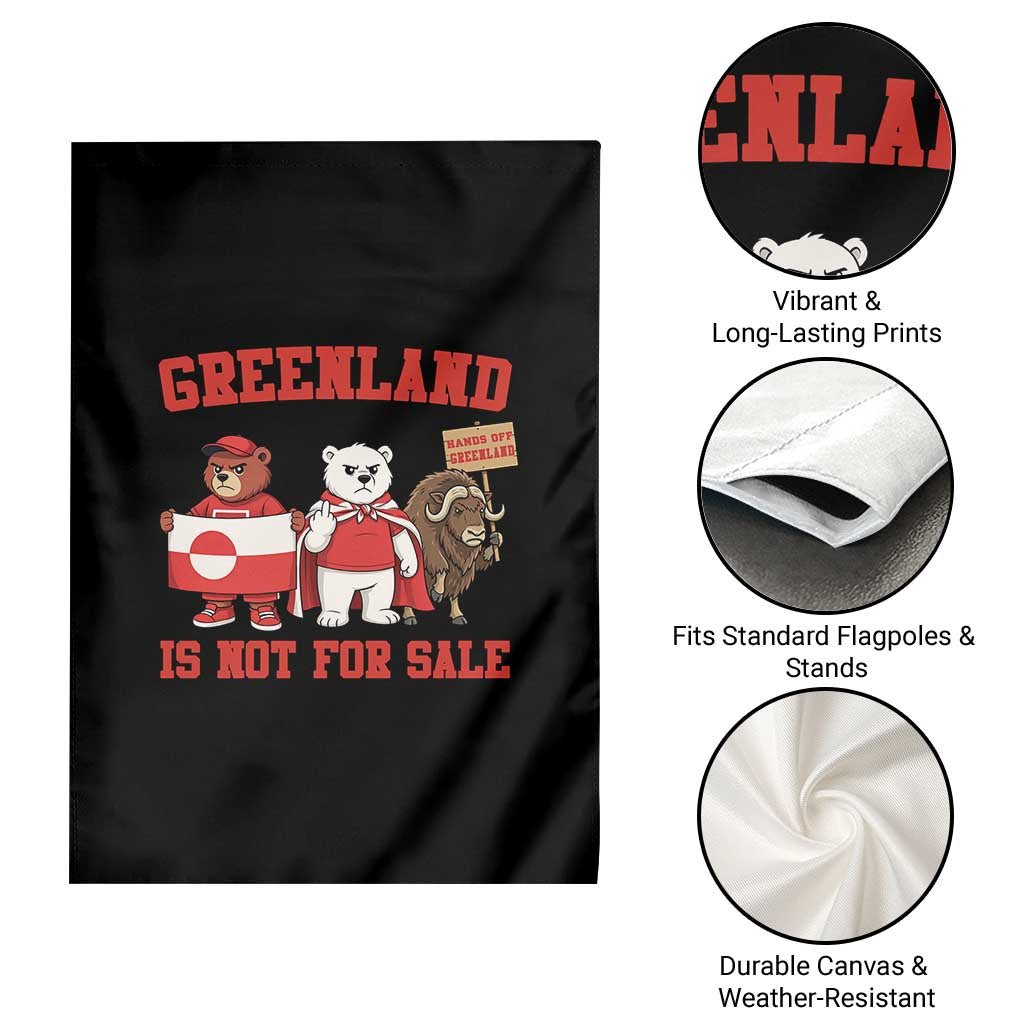 Greenland Is Not For Sale Garden Flag Greenland Lover Support