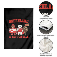 Greenland Is Not For Sale Garden Flag Greenland Lover Support