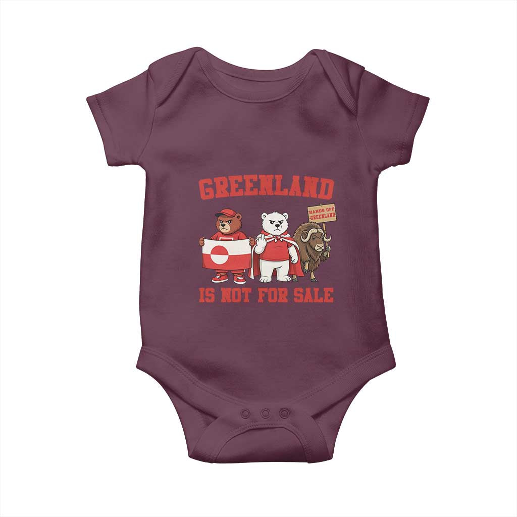 Greenland Is Not For Sale Baby Onesie Greenland Lover Support