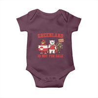 Greenland Is Not For Sale Baby Onesie Greenland Lover Support