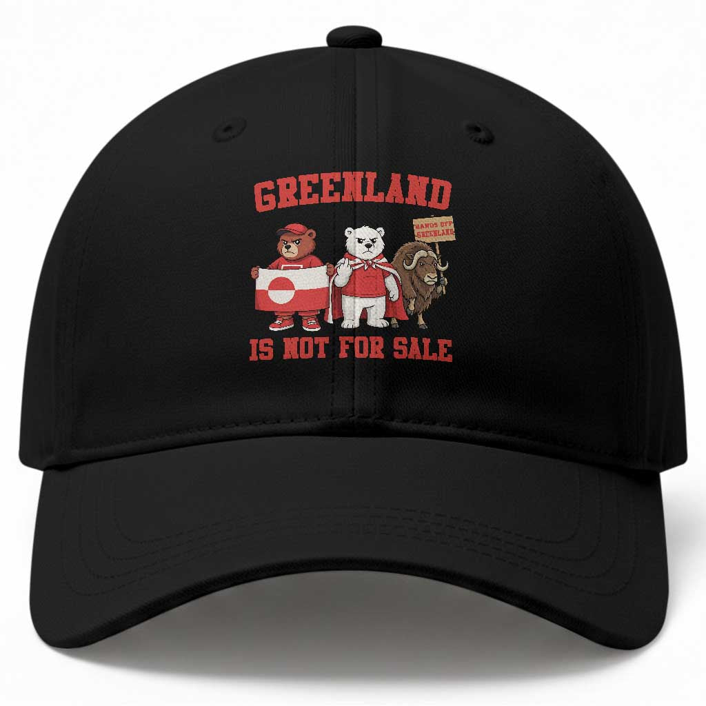 Greenland Is Not For Sale Baseball Cap Greenland Lover Support