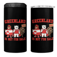 Greenland Is Not For Sale 4 in 1 Can Cooler Tumbler Greenland Lover Support