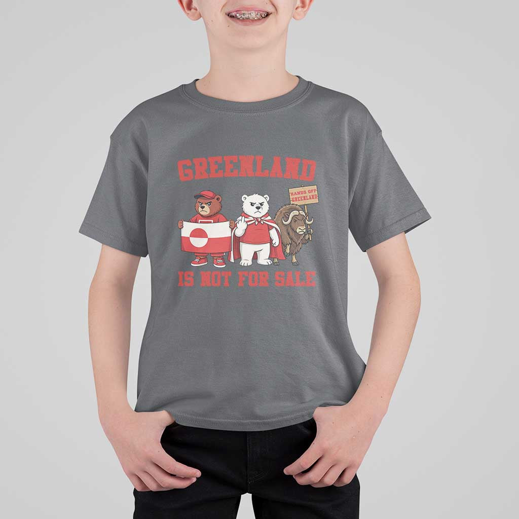 Greenland Is Not For Sale T Shirt For Kid Greenland Lover Support