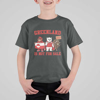 Greenland Is Not For Sale T Shirt For Kid Greenland Lover Support