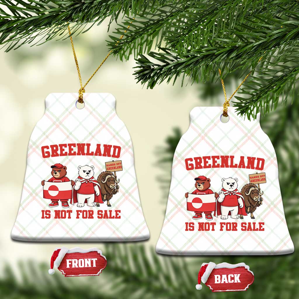 Greenland Is Not For Sale Ceramic Ornament Greenland Lover Support