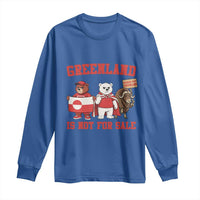 Greenland Is Not For Sale Long Sleeve Shirt Greenland Lover Support