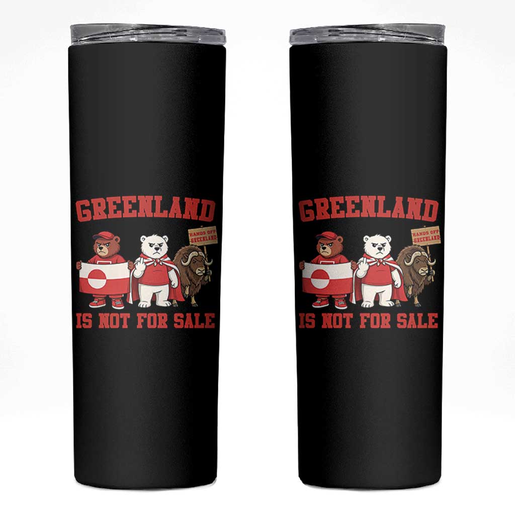 Greenland Is Not For Sale Skinny Tumbler Greenland Lover Support