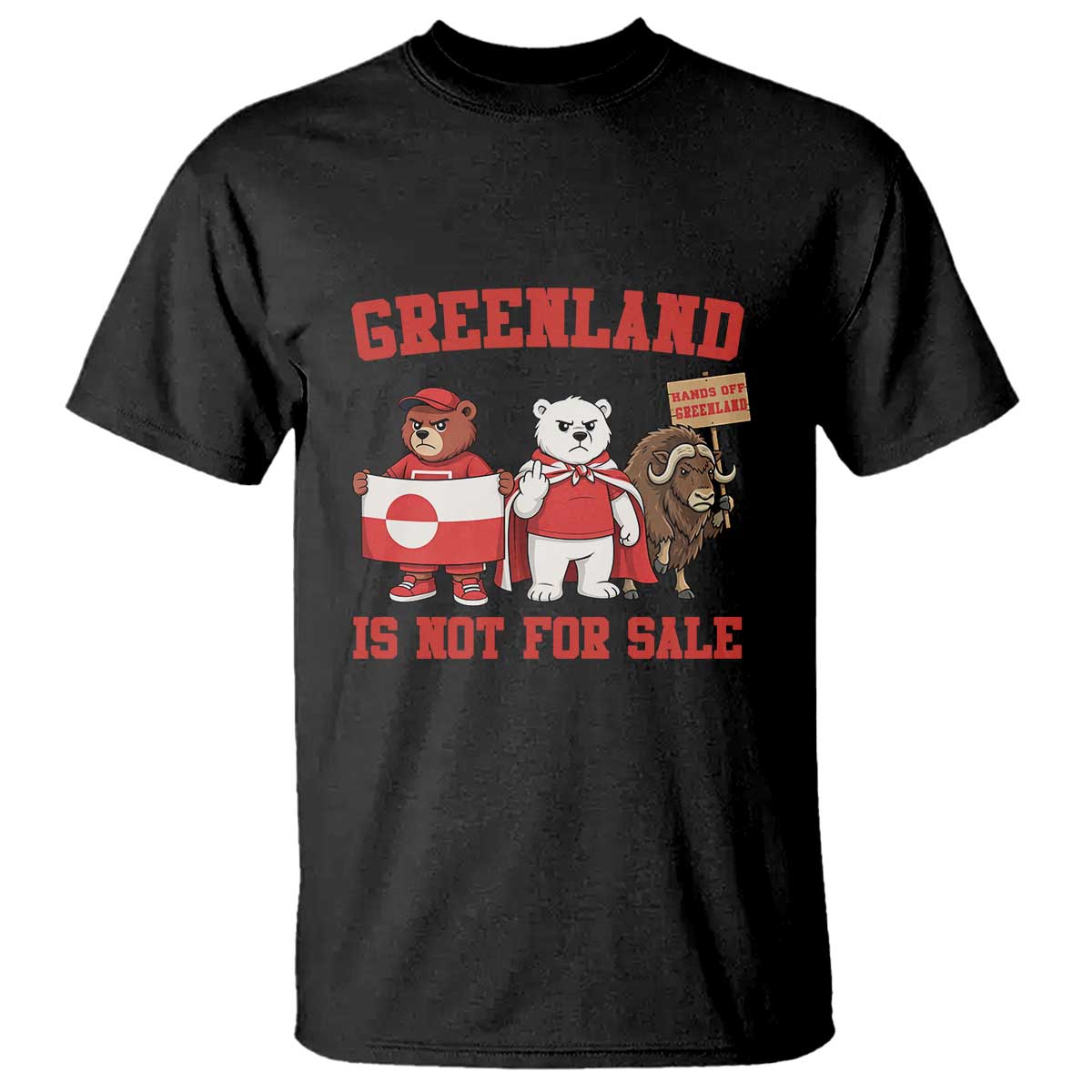 Greenland Is Not For Sale T Shirt Greenland Lover Support