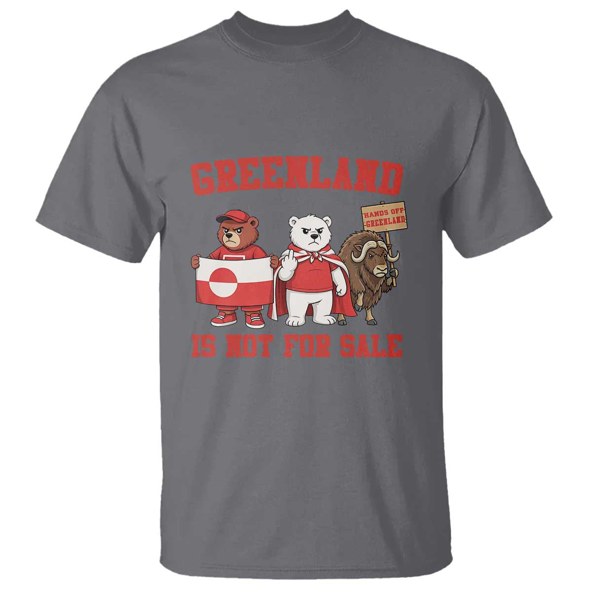 Greenland Is Not For Sale T Shirt Greenland Lover Support