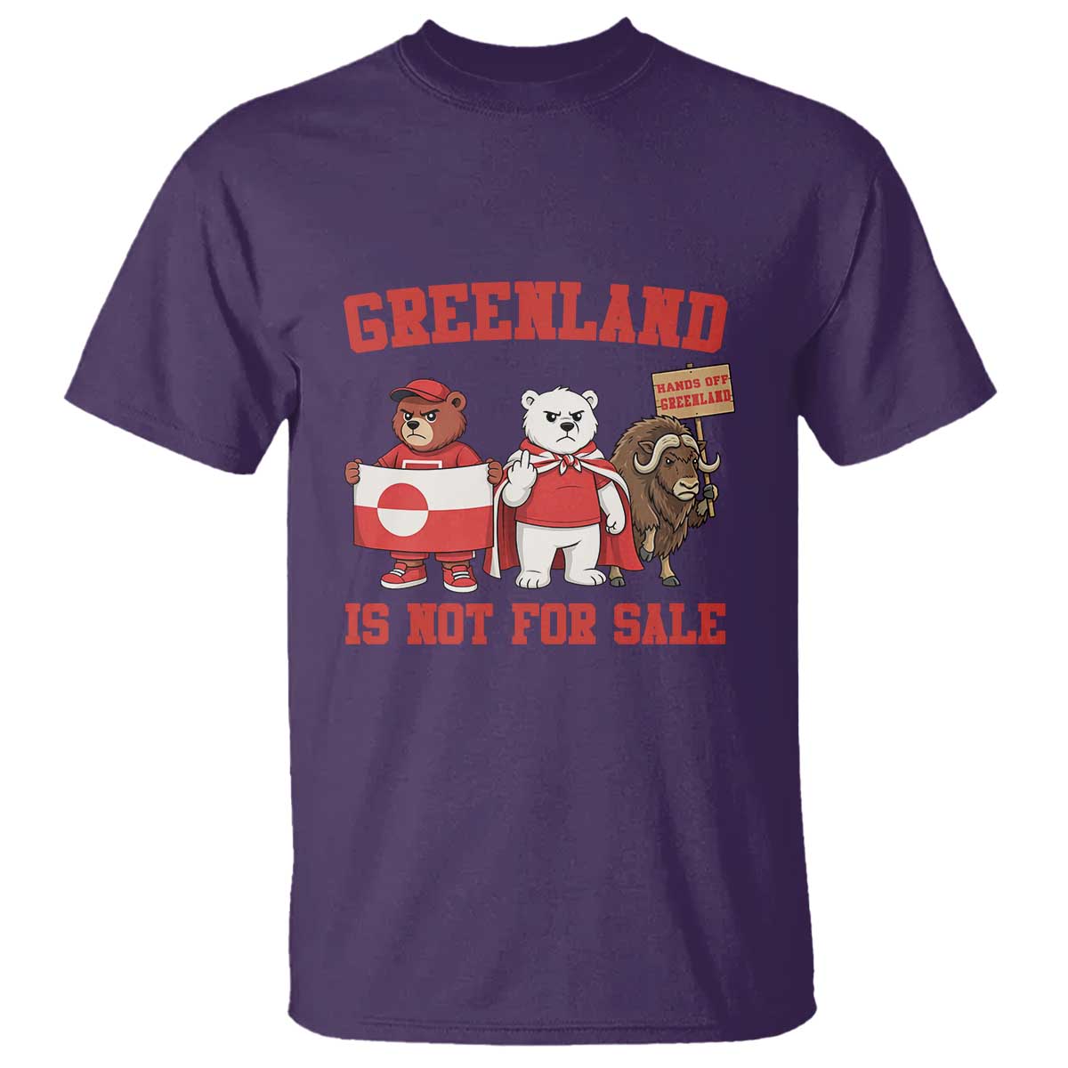 Greenland Is Not For Sale T Shirt Greenland Lover Support