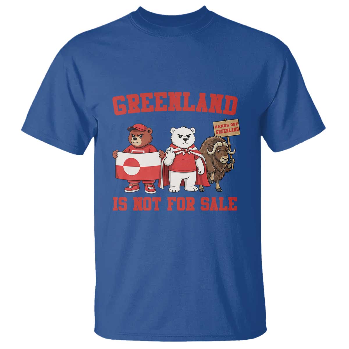 Greenland Is Not For Sale T Shirt Greenland Lover Support