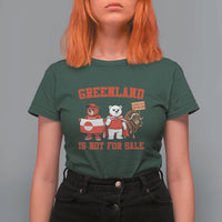 Greenland Is Not For Sale T Shirt For Women Greenland Lover Support