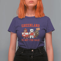 Greenland Is Not For Sale T Shirt For Women Greenland Lover Support