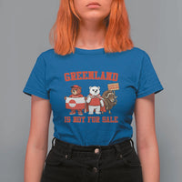 Greenland Is Not For Sale T Shirt For Women Greenland Lover Support
