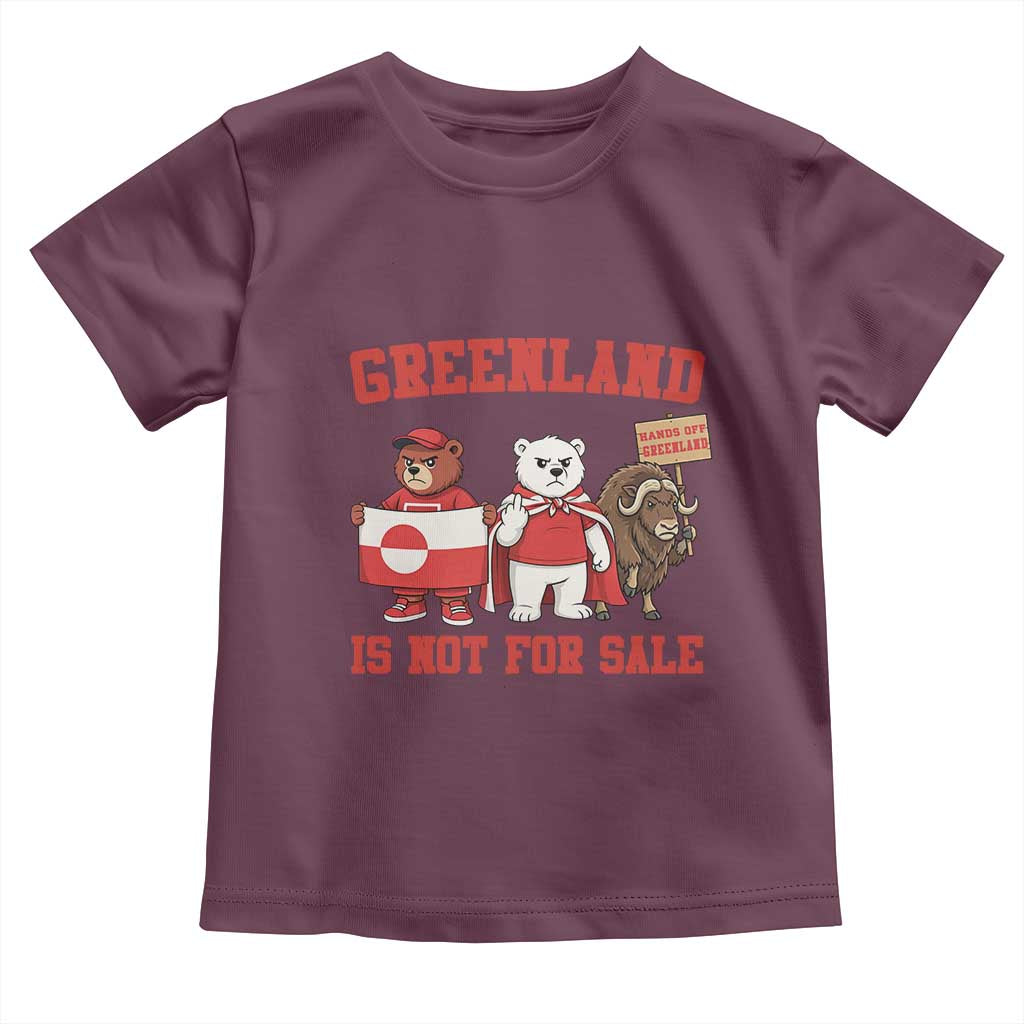 Greenland Is Not For Sale Toddler T Shirt Greenland Lover Support