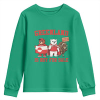 Greenland Is Not For Sale Youth Sweatshirt Greenland Lover Support