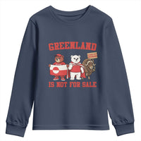 Greenland Is Not For Sale Youth Sweatshirt Greenland Lover Support
