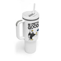 American Eagle Be Pretti Good Tumbler With Handle Minneapolis Support Gift