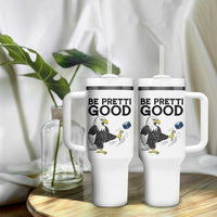 American Eagle Be Pretti Good Tumbler With Handle Minneapolis Support Gift