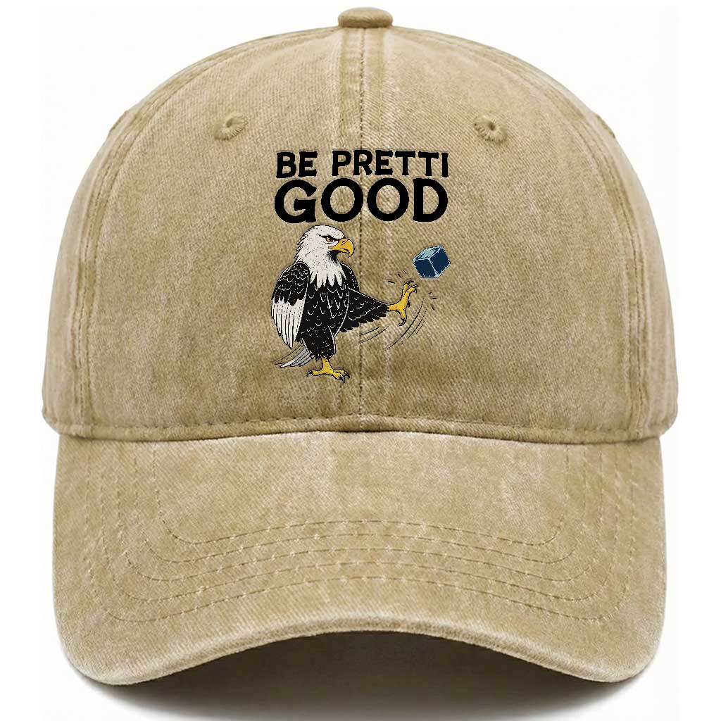 American Eagle Be Pretti Good Washed Cotton Baseball Cap Minneapolis Support Gift