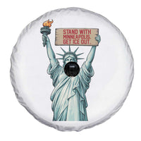 Stand With Minneapolis Spare Tire Cover Statue Of Liberty Torch Justice Support