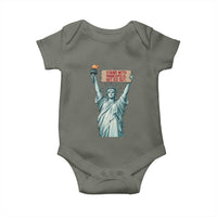 Stand With Minneapolis Baby Onesie Statue Of Liberty Torch Justice Support