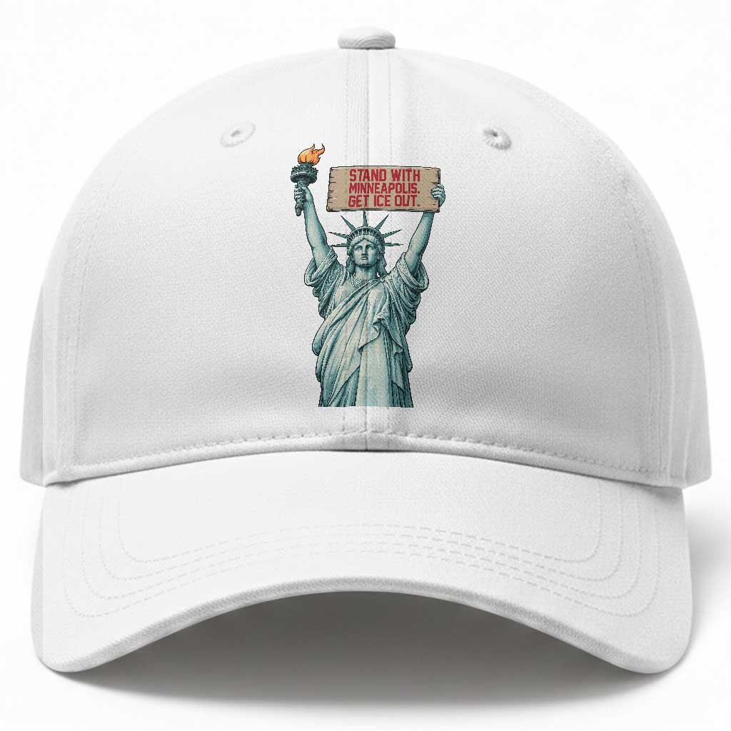 Stand With Minneapolis Baseball Cap Statue Of Liberty Torch Justice Support
