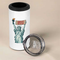 Stand With Minneapolis 4 in 1 Can Cooler Tumbler Statue Of Liberty Torch Justice Support