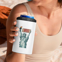 Stand With Minneapolis 4 in 1 Can Cooler Tumbler Statue Of Liberty Torch Justice Support