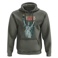 Stand With Minneapolis Hoodie Statue Of Liberty Torch Justice Support