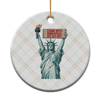 Stand With Minneapolis Ceramic Ornament Statue Of Liberty Torch Justice Support
